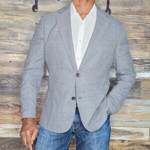 Bonobos Slim Fit Marzotto Italian Wool Dual Vent Unconstructed Blazer Jacket 40R